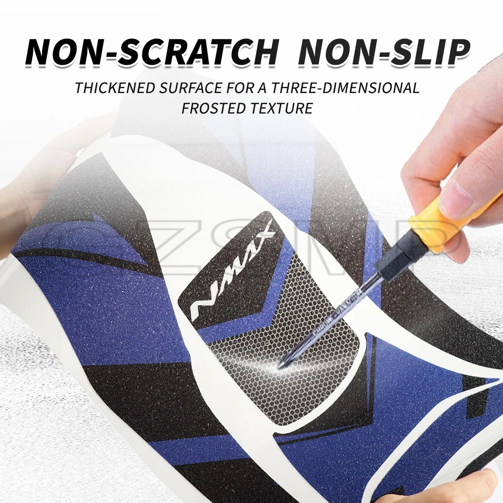 Misura Per NMAX155 Nmax125 2020-2022 Adesivo per serbatoio moto satinato Copertura protettiva Decalcomania impermeabile