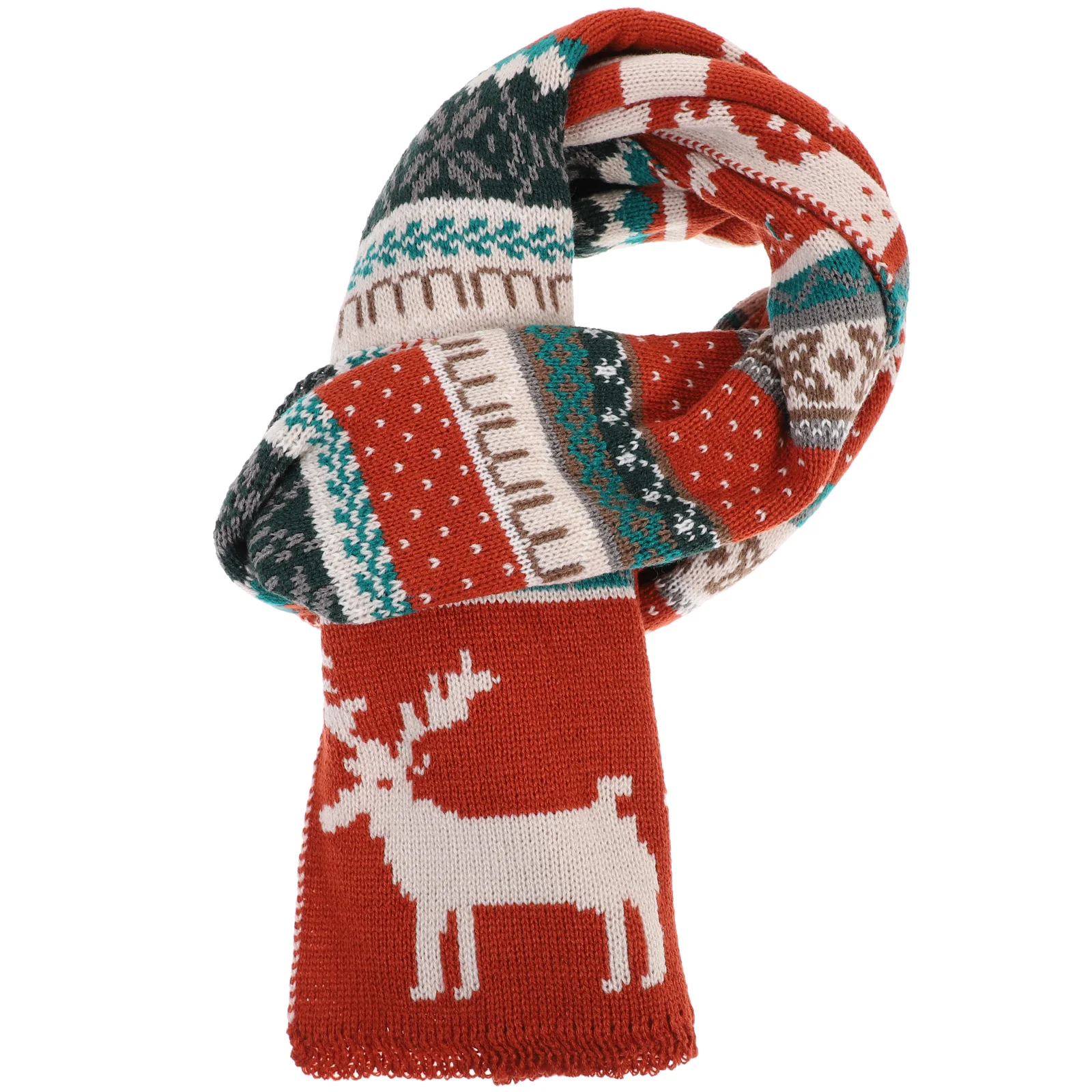 

Christmas Warm For Kids Fashionable Neck Scarf Xmas Wrap Decoration Xmas Christmas Shawl Wrap Winter Scarf Shawl