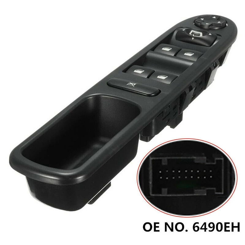 دائم الجبهة اليمنى نافذة كهربائية مرآة التحكم التبديل وحدة التحكم ل 207 SW WA 2007-2016 6490 EH 6490EH SW-FH-PJ-612A #3