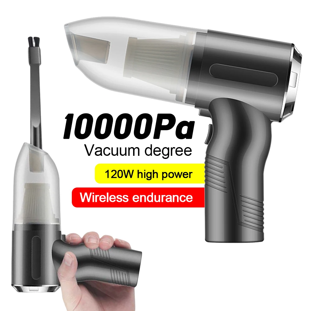 Mini Cordless Vacuum Cleaner Portable Handheld Cleaner 5000mah Rechargeable With Powerful Suction For Car Office Home