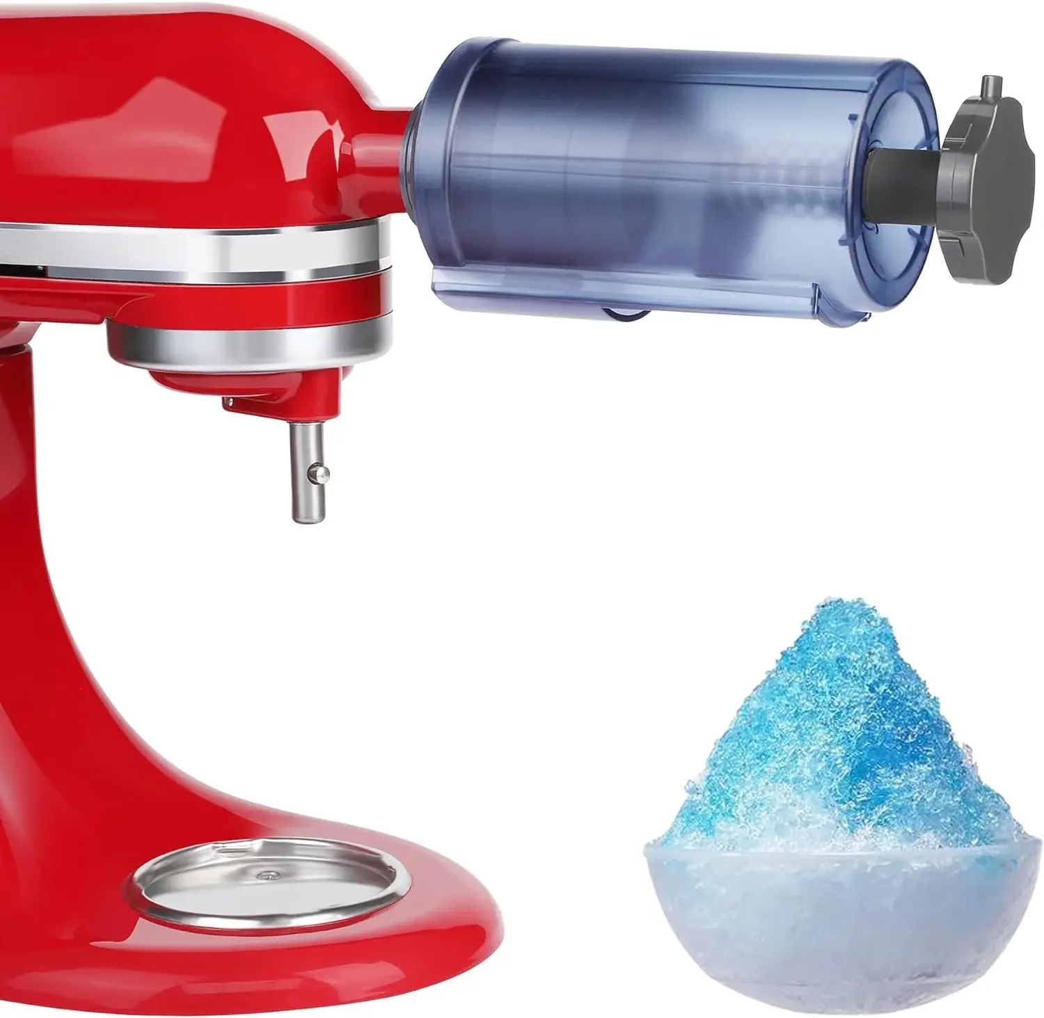 

Ice Shaver Attachment for Stand Mixer- Efficient Shaved Ice Maker, High Production Shave Ice Machines Ice Cream Maker, Essentia