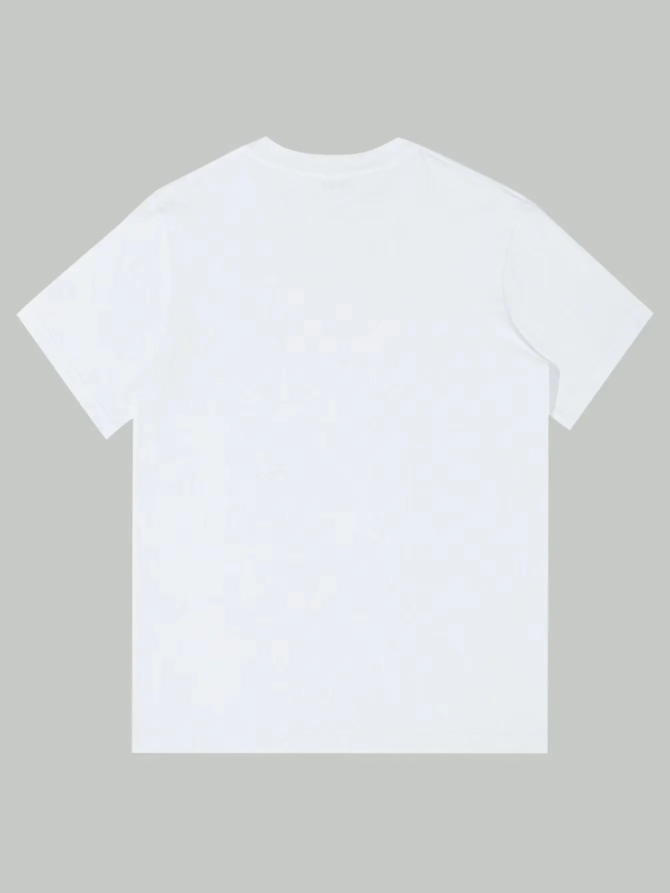 T-shirt col en V pour femme de taille standard, 100%. T-shirt blanc décontracté à col en v pour femmes, manches courtes imprimées libellule, lavable à la Machine