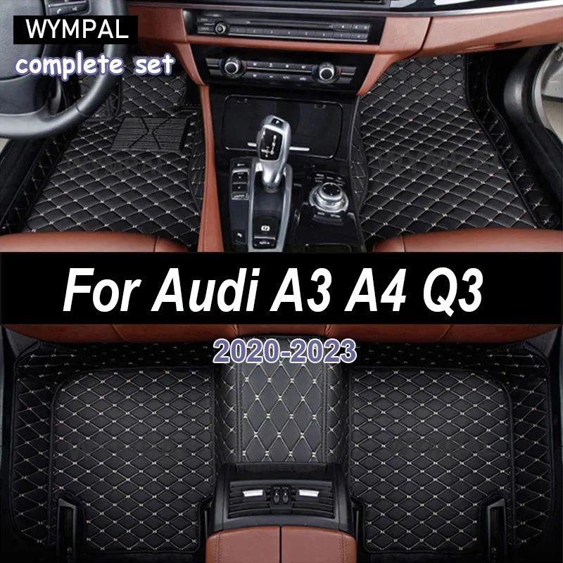 Custom Car Floor Mat For Audi A3 A4 Q3 2008 2009 2010 2011 2012 2013 2014 2015 2016 2017 2018 2019 2020 2021 Auto Accessories