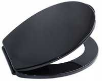 Toilet seat for WC 44.5x36 cm black
