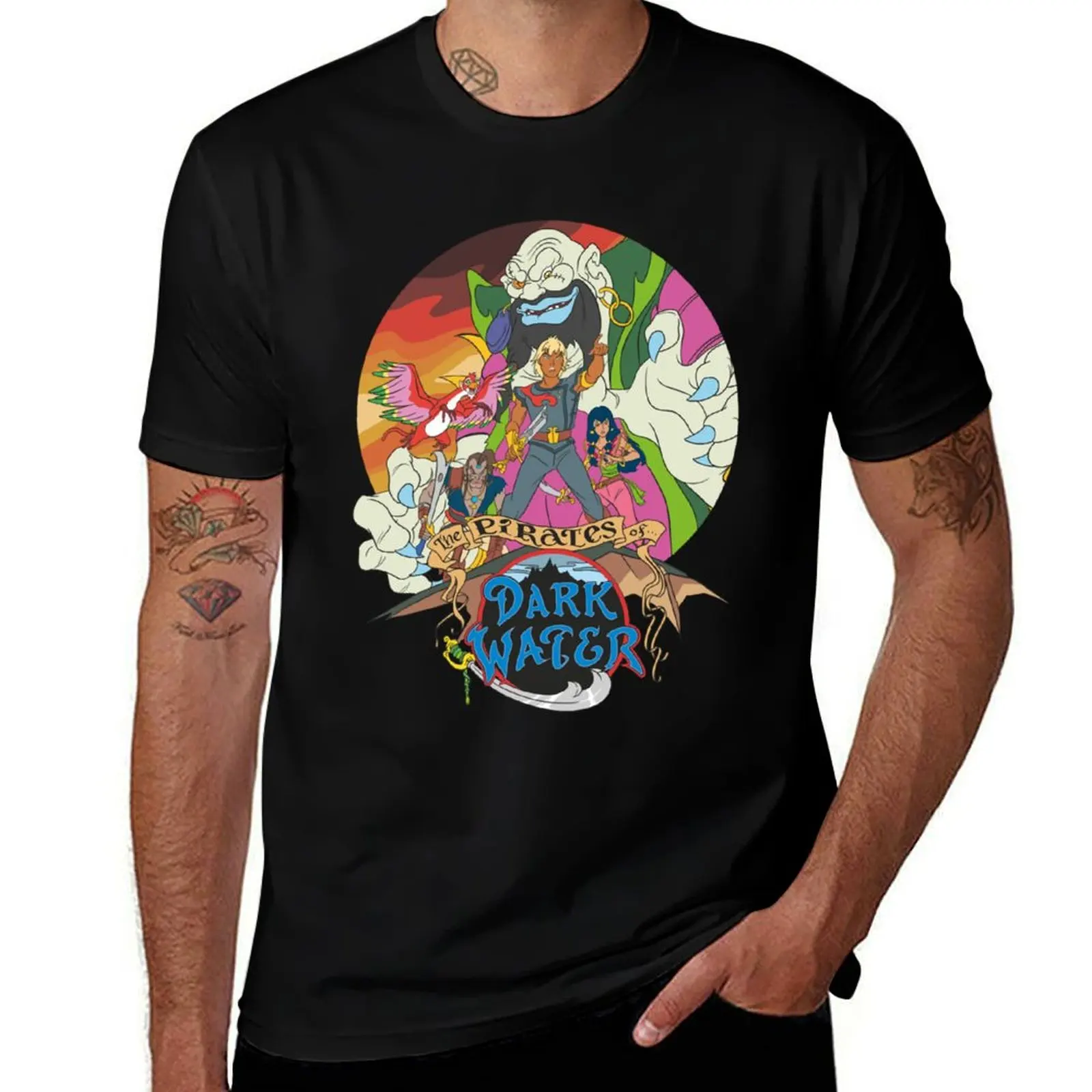 

Dark water pirate T-Shirt t shirts for man pack white funny t shirts dark humor anime t shirts oversize T-Shirt