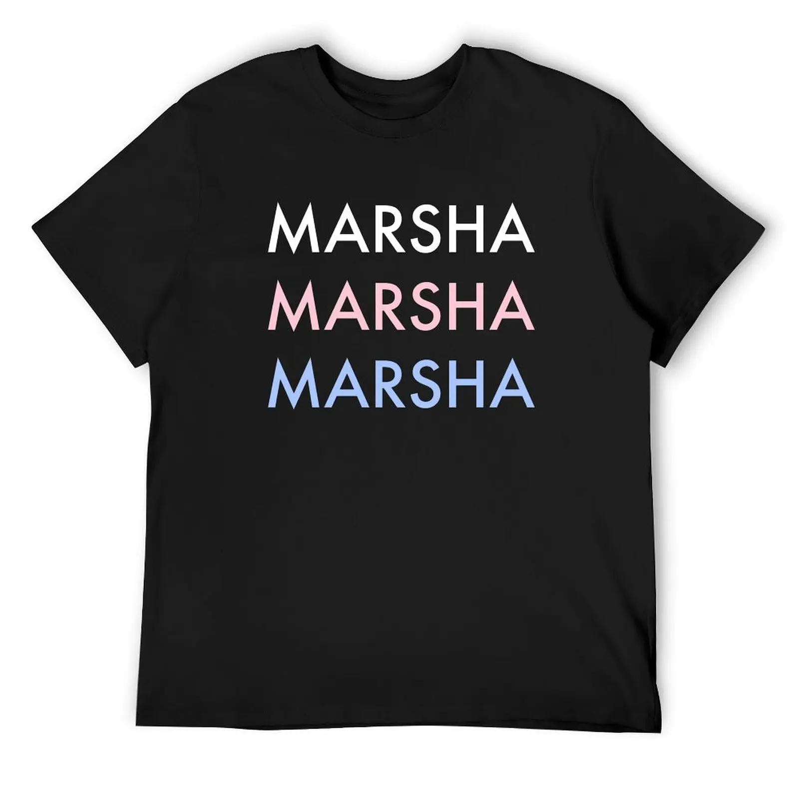 

Футболка Marsha Marsha P. Johnson Trans Pride, футболка большого размера, мужская одежда, мужские однотонные футболки Louboutins