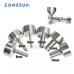 ZONESUN Liquid Paste Filling Machine Nozzle Parts for G1 4mm 6mm 8mm 10mm 12mm 14mm Accessories