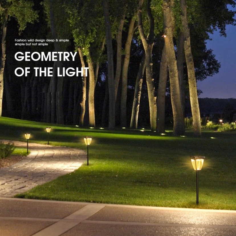 LED esterno solare super grande batteria impermeabile prato luce giardino paesaggio balcone cortile parco percorso illuminazione decorativa