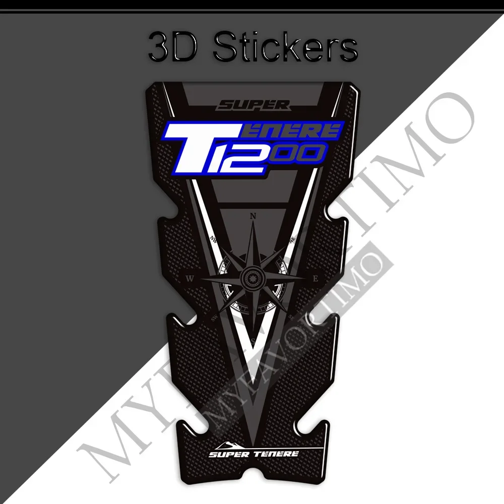 Stickers Decals Tank Pad Gas Fuel Oil Kit Knee Fish For Yamaha Super Tenere XT1200X XT1200ZE XT 1200 Z ZE ES XTZ XTZ1200E