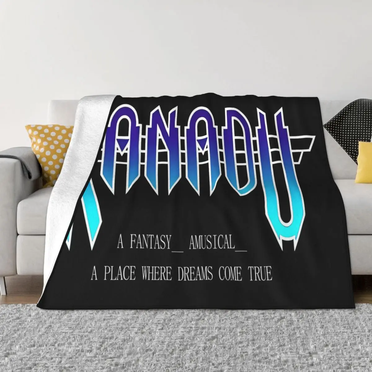 Best Design Xanadu Active Anime Bed Blankets Couple Blankets Custom Blanket Personalized Throw Blanket