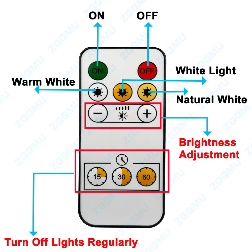 5V LED Night Light Board Low-Voltage Multi-Color Light Source Board RGB Color-Changing Switch Remote Control Dimming White
