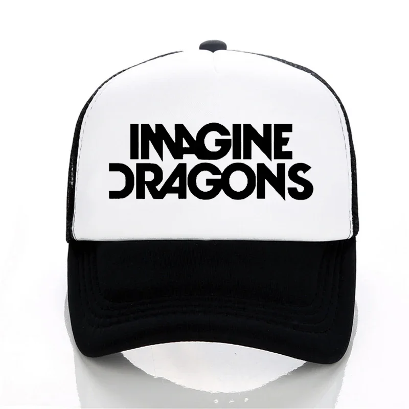 

Imagine dragons Rock baseball caps American Indie Rock Band cap men Women Summer Mesh breathable hat