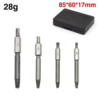 Broken Screw Remover Double-Sided Extractor User-Friendly Tool Design Versatile Size Range Double Sided Screw Extractor Kit