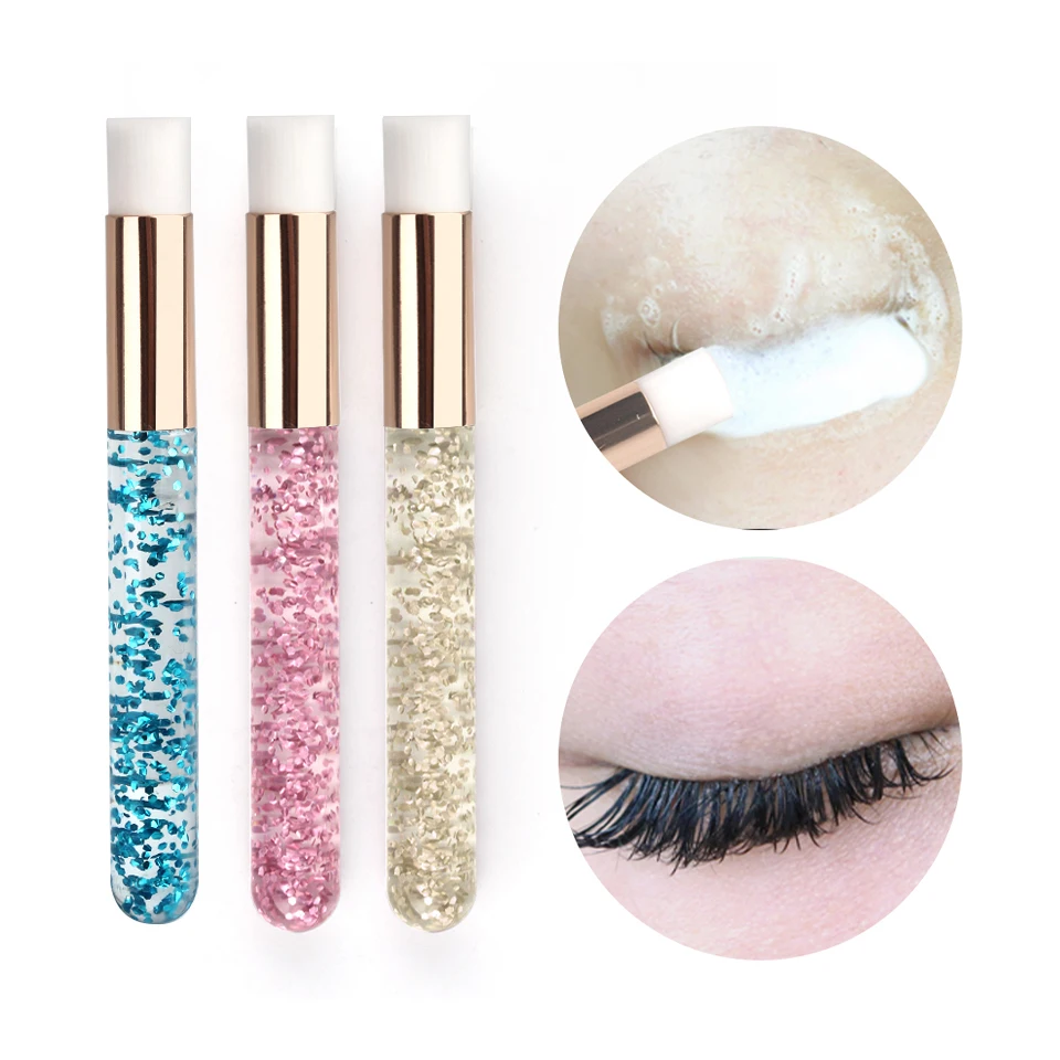 1PC Eyelash Cleaning Soft Brushes Eyebrow Nose Washing Face Shampoo Tool  Clean Faux Eyelash Extension Makeup Tool