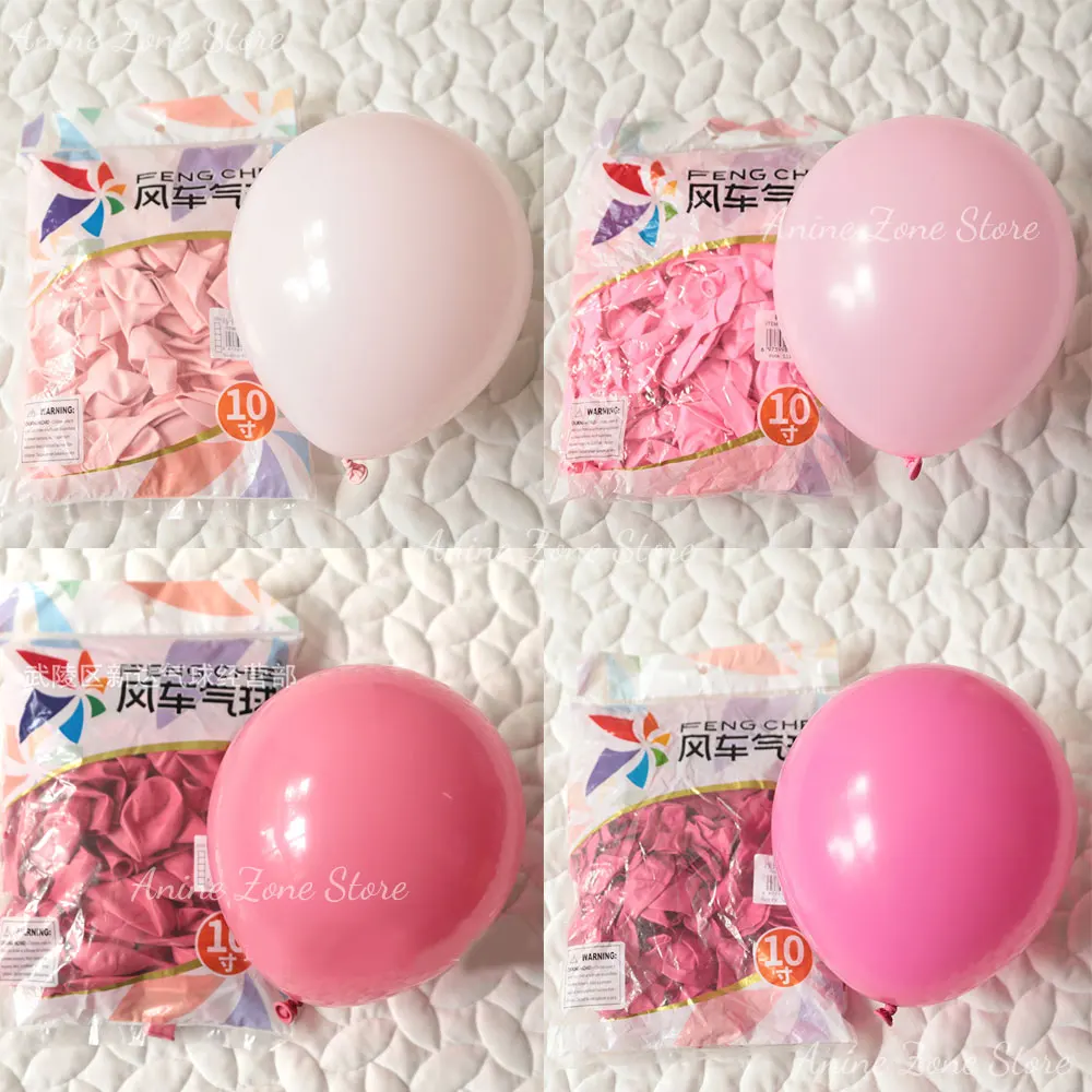 2–10 Stück rosa Latex-Luftballons, 5/12/18 Zoll, pastellfarbene, hellrosa Luftballons für Geburtstag, Braut, Babyparty, Hochzeit, Party, Dekoration