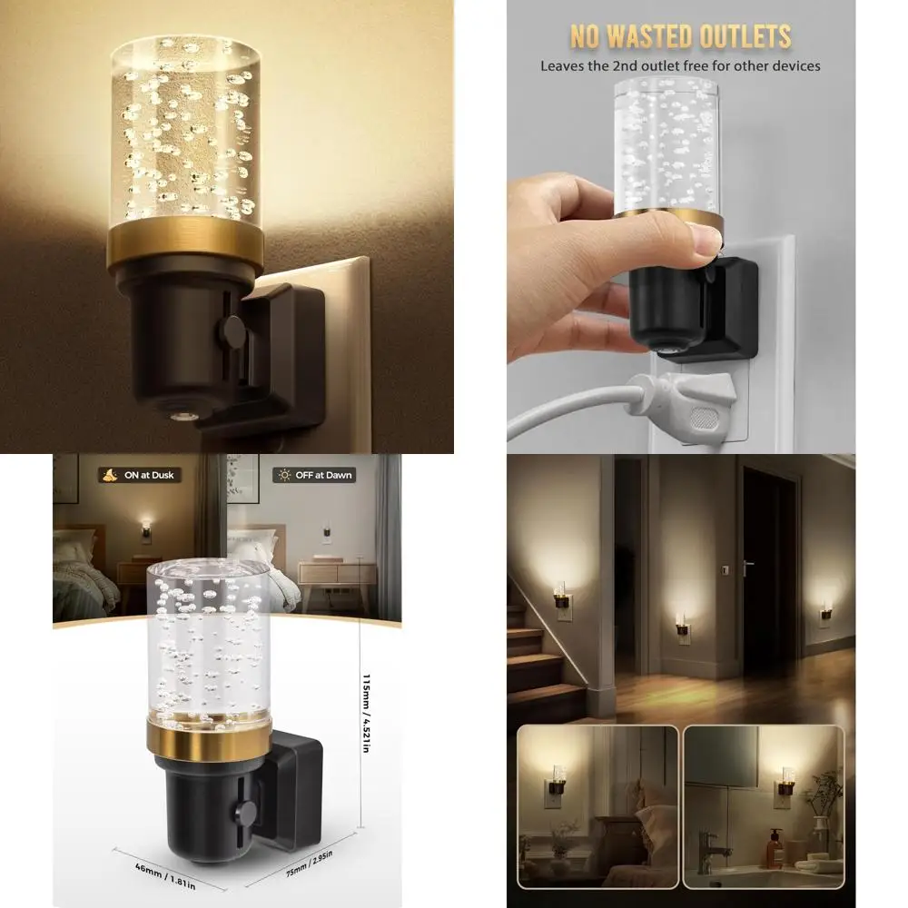 

Doresshop светодиодные ночные светильники, подключи к стене, современный декоративный дизайн, ночники, регулируемая яркость, ночник с регулируемой яркостью