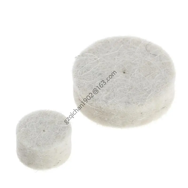 

X7AB 50 Pcs 13mm Wool Felt Polishing Buffing Wheel Grinding Pad + 4Pcs 3.15 mm Shank