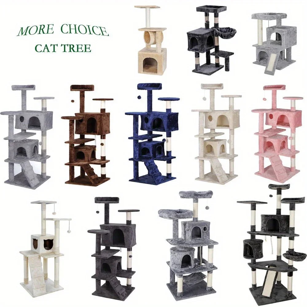 

Cat Tree Condo Tower Cat Activity Center for Small Medium Cats Multiple Sizes