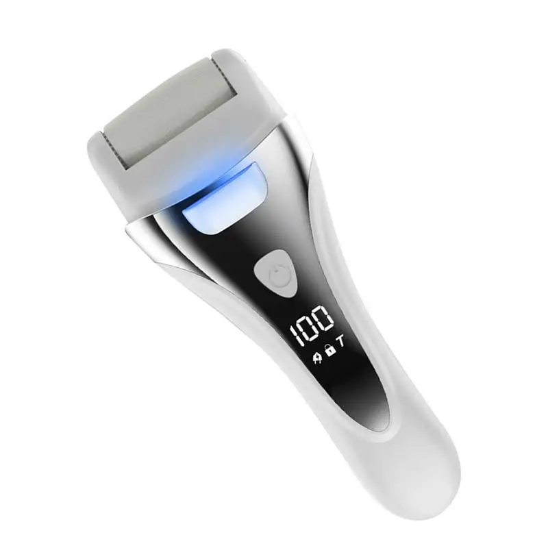Arquivo recarregável pé para pés removedor caloso, ferramenta removedor caloso, 2 Speed Battery Display, resistente à água recarregável, purificador, pedicure