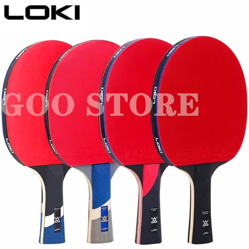 LOKI 9 Star 8/7/6 Star Table Tennis Racket Carbon Blade High Sticky Original LOKI Ping Pong Bat Competition Paddle