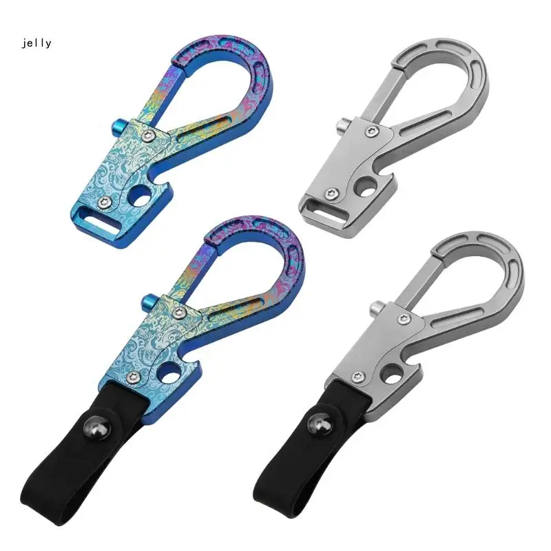 448C Light weight Keyring Durability Key Holder Keychains Belt Waist Hanging Rings