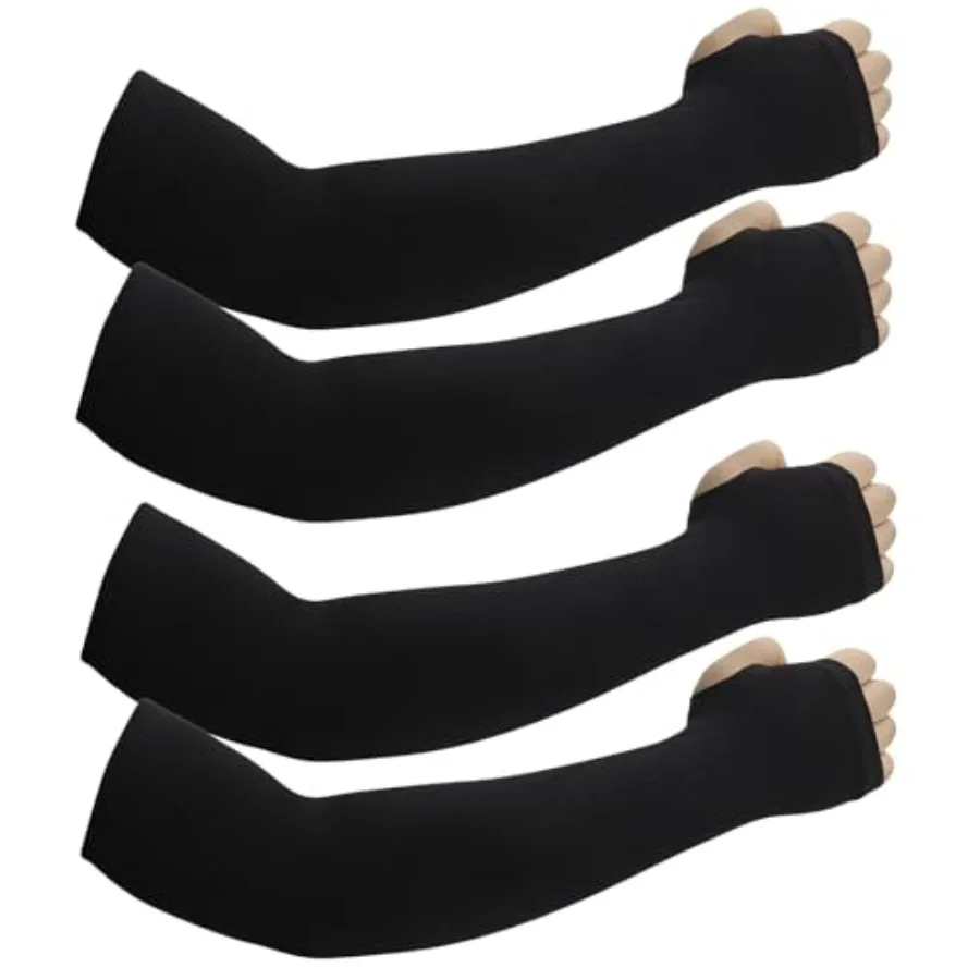 

Sun Protection Arm Sleeves With Thumb Holes for Men Women, Cooling Compression UV Arm Cover, Outdoor Sports Sleeve Arm