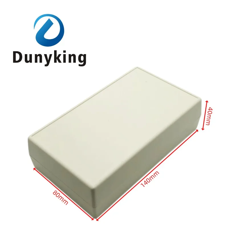 1pcs Waterproof Plastic Project Electronic Instrument Case Enclosure Box 140X80X40mm White Wire Junction Boxes