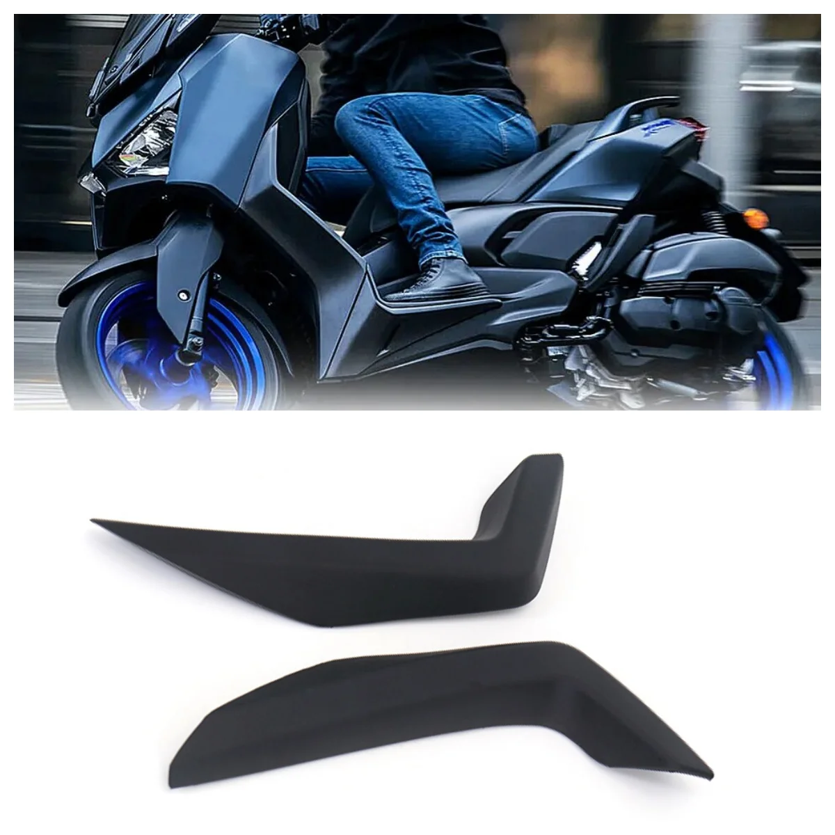 

For YAMAHA XMAX300 X-MAX 300 XMAX 125 Motorcycle Frame Protective Trim Anti-Scratch Side Sticker Guard Rubber Protection Decal