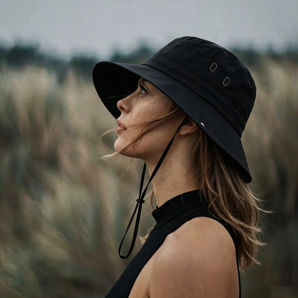 Quick Dry Fisherman Hat for Men and Women Wide Brim Sun Protection Hat for Outdoor Activities Camping Hiking Fishing
