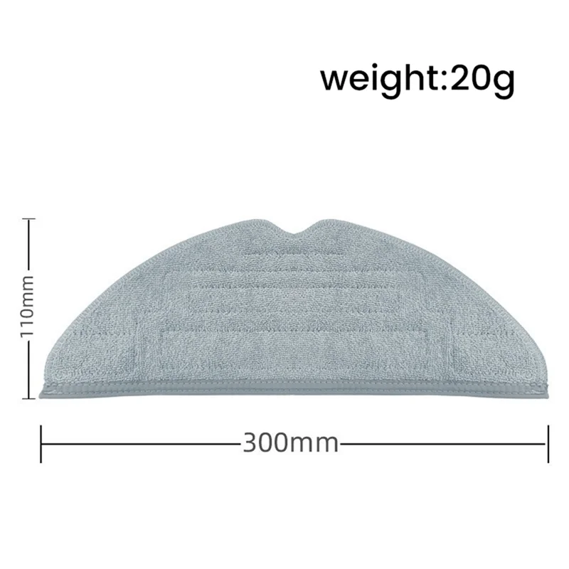 A05G-9PCS Аксессуары для пылесоса Roborock S8 Pro Ultra / S8+/ S8 PLUS / S8 / G20, моющаяся двойная вибрационная швабра