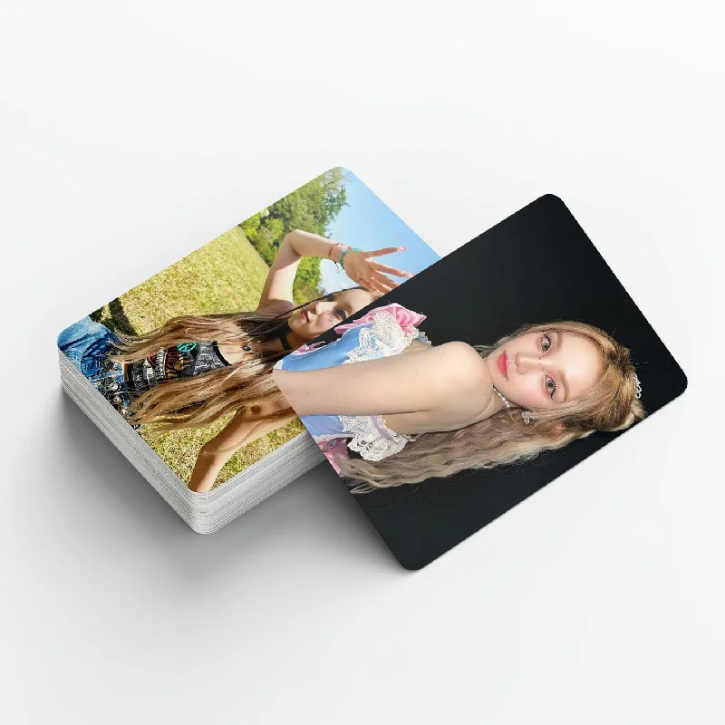 55Pcs/Set Kpop GIDLE Song Yuqi Lomo Card High Quality Postcard HD Double-sided Photo Cards Fans Collection Gift