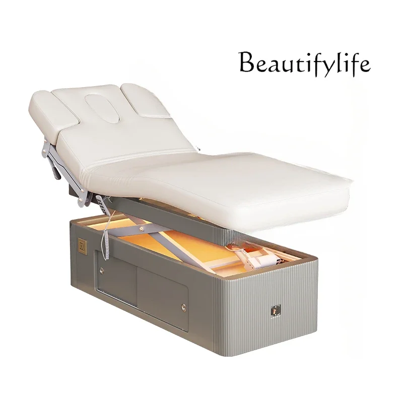 Electric Lift Beauty Care Bed Beauty Salon Special Bed Removable Massage Heating Physiotherapy Massage Couch