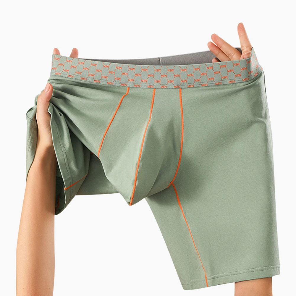 سراويل داخلية قطنية للرجال على شكل حرف U، سراويل داخلية قصيرة رياضية منخفضة الخصر