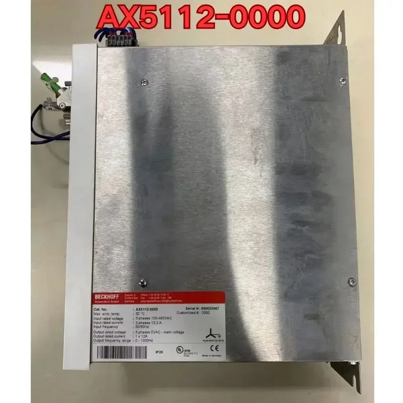 Second-hand AX5112-0000 servo drive in good working condition