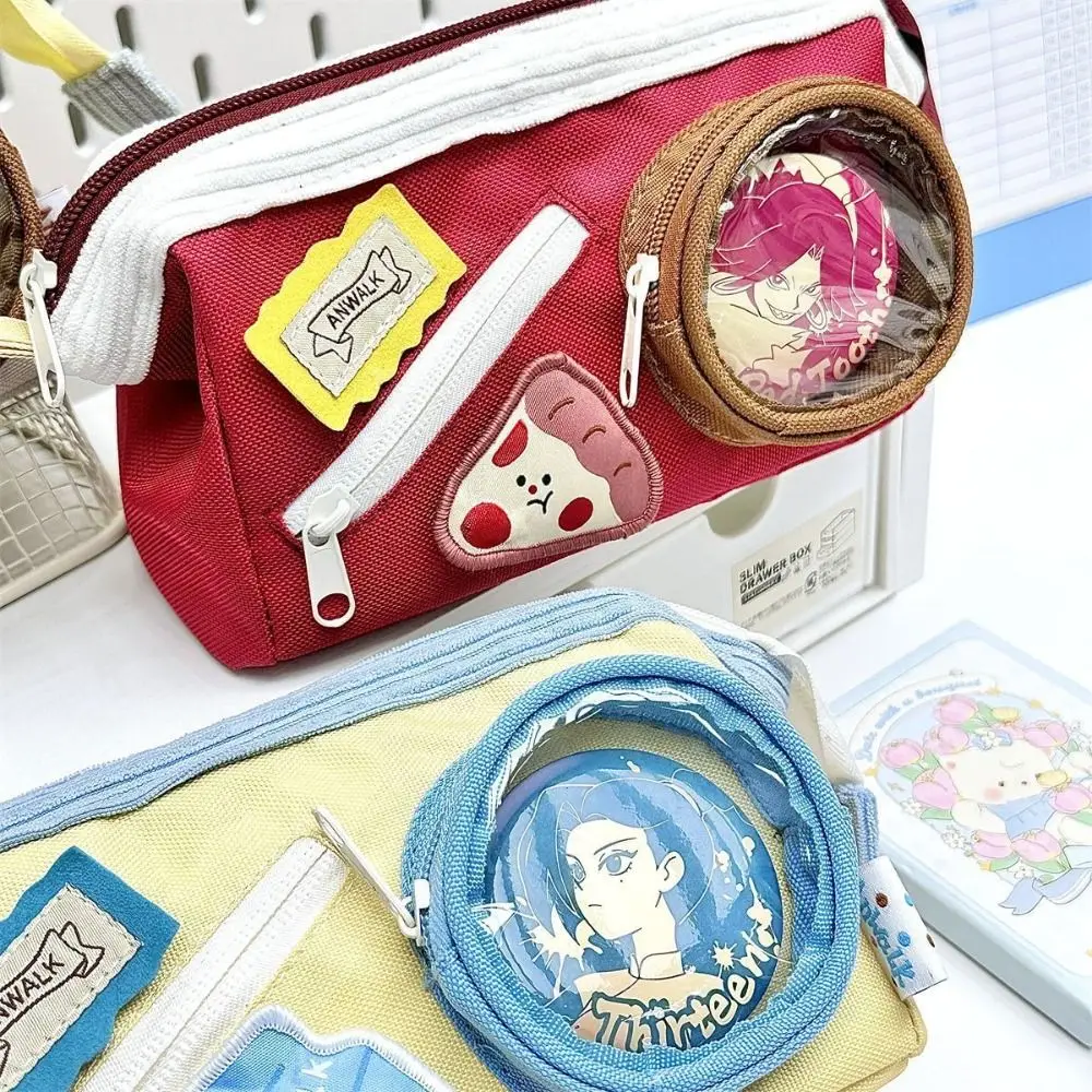 New Large Capacity Itabag Pen Bags Multi-functional Supplies Stationery Zipper Pen Bag Cosmetic Bags Pencil Case