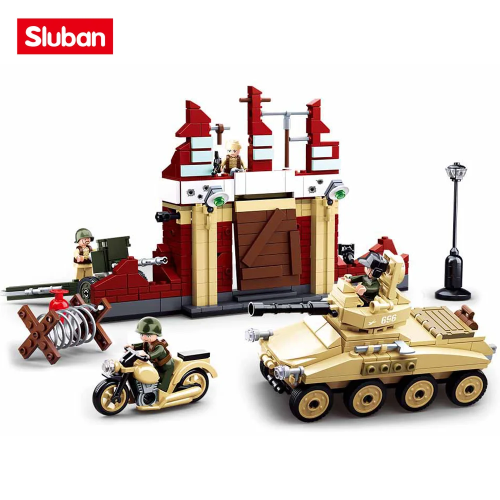 

Sluban Building Block Toys WW2 Army Battle Of Stalingrad 479PCS Bricks B0696 Military Construction Compatbile With Leading Brand