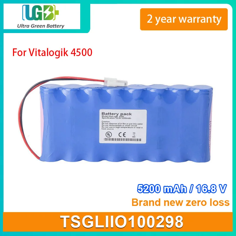 

UGB New battery For TSGLIIO100298 Vitalogik 4500 medical Battery 16.8V 5200mAh