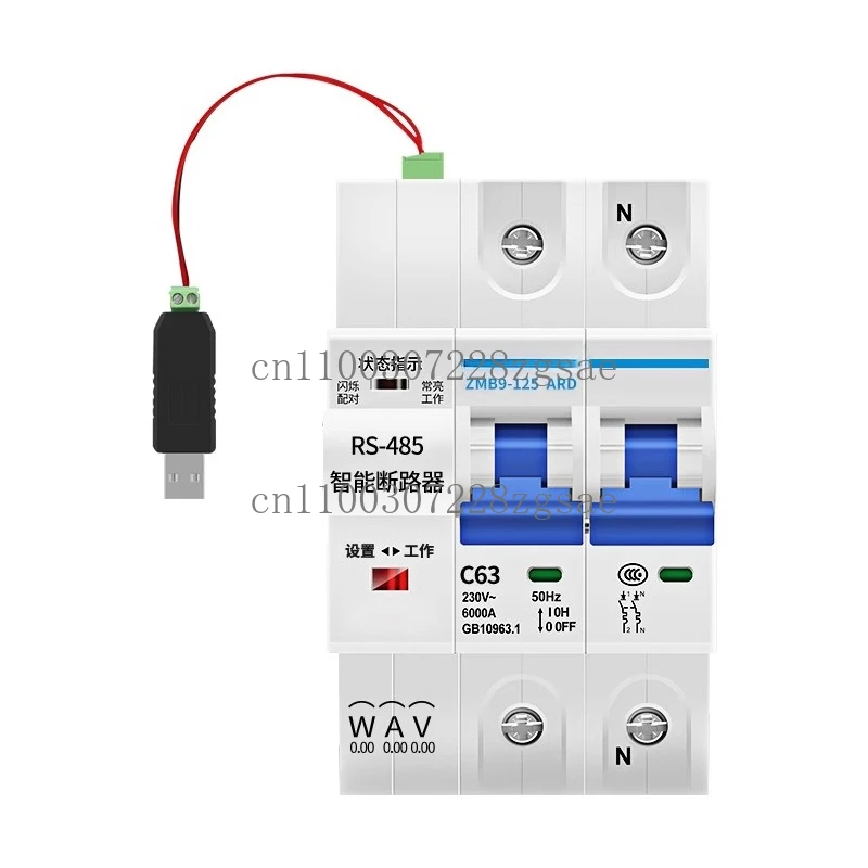 Smart Air Open RS485 Communication Circuit Breaker Modbus Protocol Open Address Air Switch Smart Switch ZMB