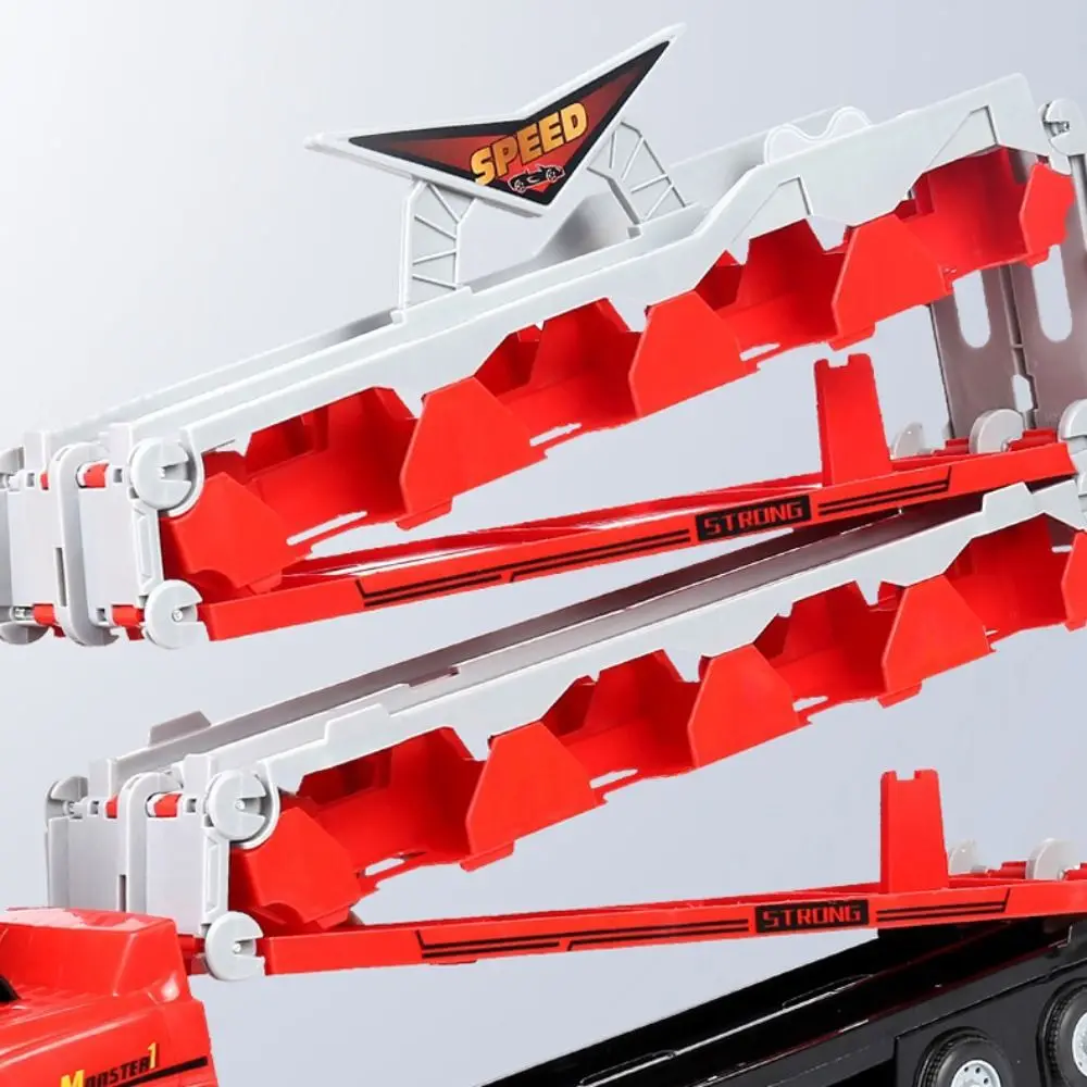 Large Size Car Transporter Truck Transforming Carrier Diecast Model Sports Cars Model 8/16 Pcs Multifunctional Storage