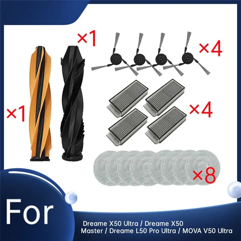 

Набор из 18 аксессуаров A33F Trend Essential для пылесосов Dreame X50 Ultra / Dreame X50 Master / Dreame L50 Pro Ultra / MOVA V50 Ultra