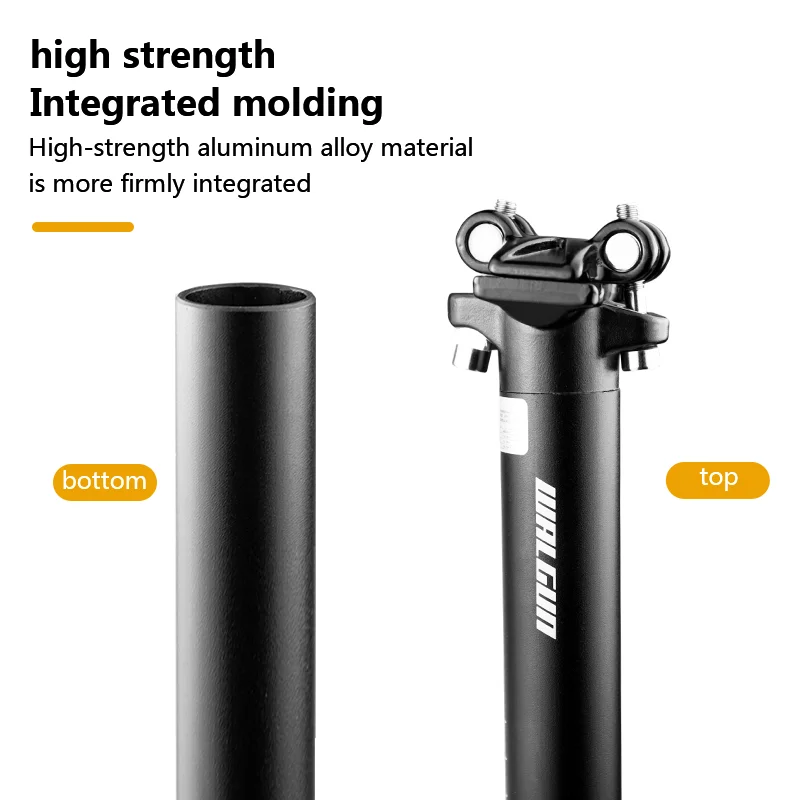 Ultralight Bike Seat Post Mtb Road Saddlle Seatpost 27.2 30.9 31.6mm*350mm Bicycle Seat Tube Adjustable Aluminium Sand Blast Rod image 3