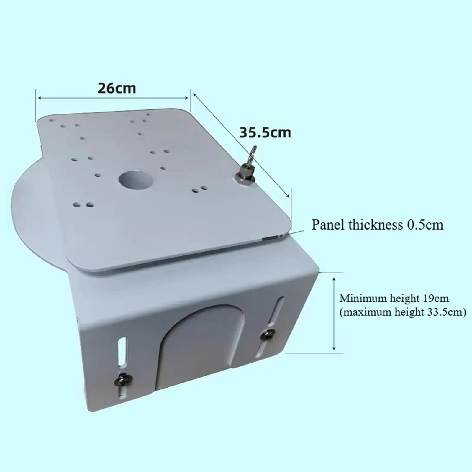 

Stainless Steel Trolling Motor Mount Quick Install Rotating Kayak Engine Bracket Portable Marine Accessory for Fishing Boat