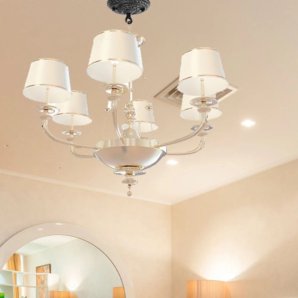 

2 set Vintage Ceiling Light Canopy Hook Metal Pendant Plate Chandelier Part Decorative Cover For Indoor Lighting Fixtures