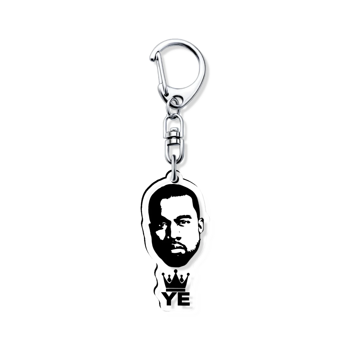 Beliebter Rapper Drake Meme Abschlussfeier Kanye Bär Schlüsselanhänger Lustiger Kreativer Anhänger Freundesgeschenk Fan-Taschenanhänger Niedlicher Schlüsselring