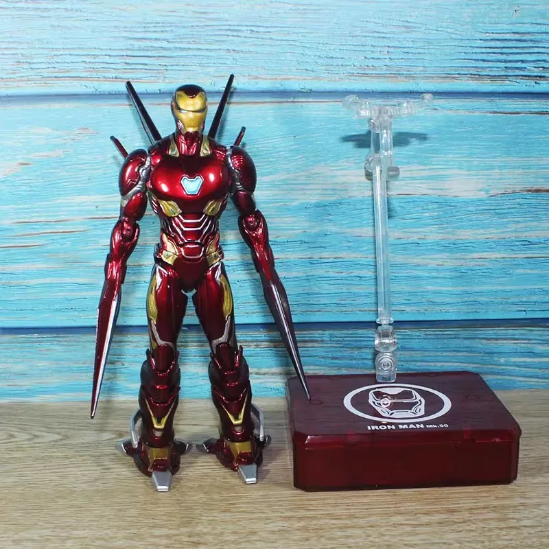 

17cm Avengers Iron Man MK50 PVC Action Figure Set Version Mobile Doll Model Ornament Collectibles Brithday Gift