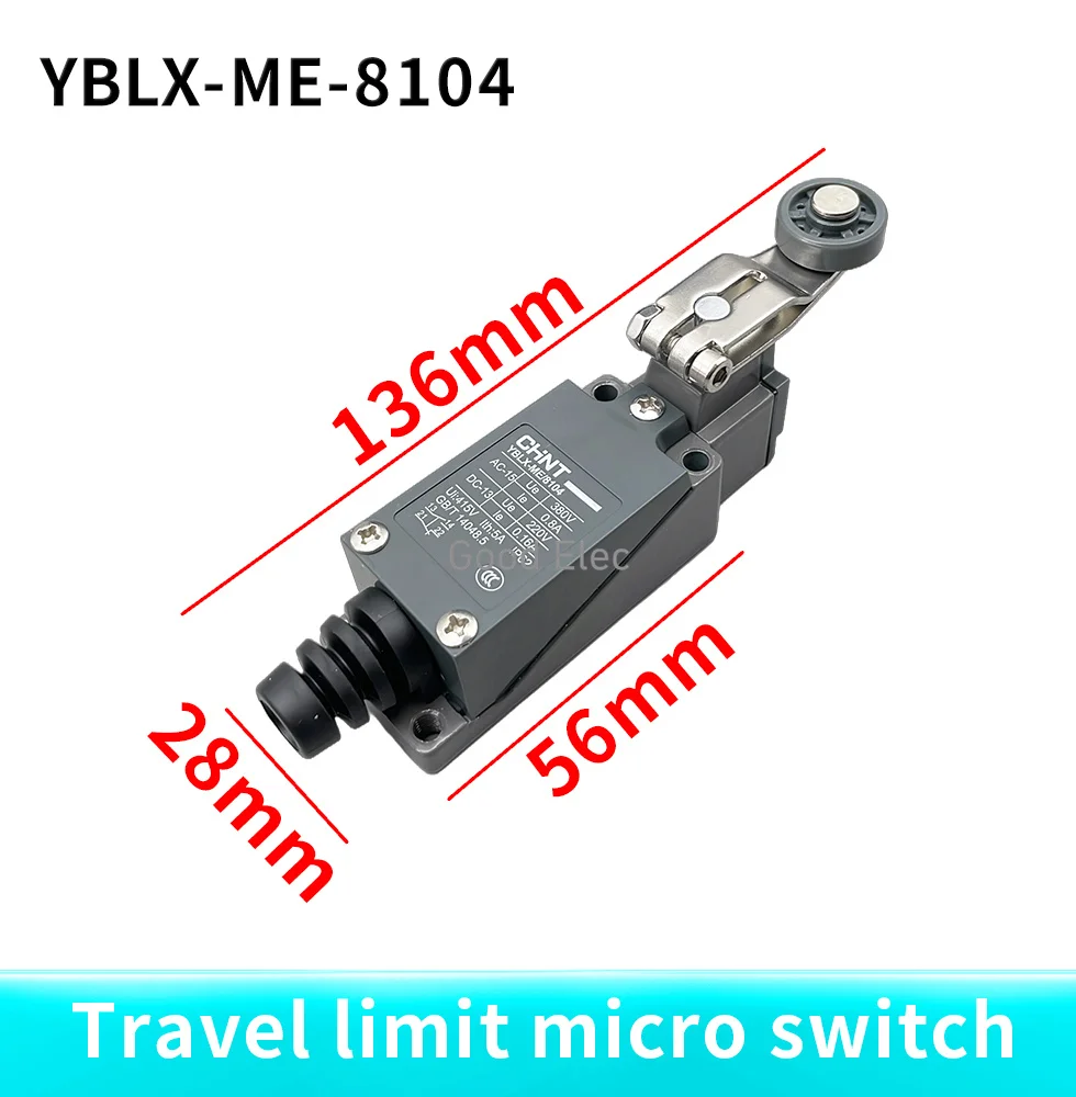 Travel Switch Limit Switch YBLX8108 Roller Rocker Arm Limiter Mechanical Contact Touch Micro Movement