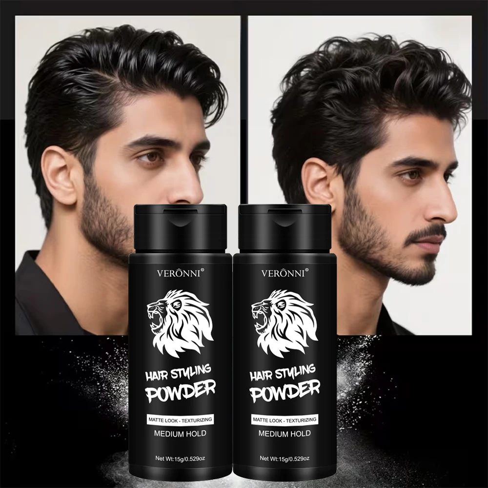 Haarstyling-Puder, Ölkontrollierendes Haarpuder, flauschiges Haarpuder, erhöht das Haarvolumen sofort, langanhaltendes Styling für Männer und Frauen