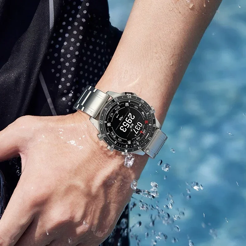 Pulseira de liga de titânio para garmin quatix 8/fenix 8/tactix 47/51mm 7x forerunner 970 965 570 265 banda garmin aviador golfista atleta