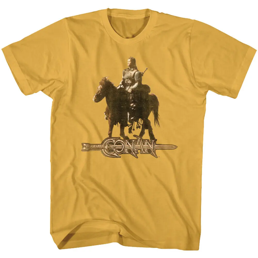 Conan The Barbarian Movie Conan Riding Horse Belit Men's T-Shirt