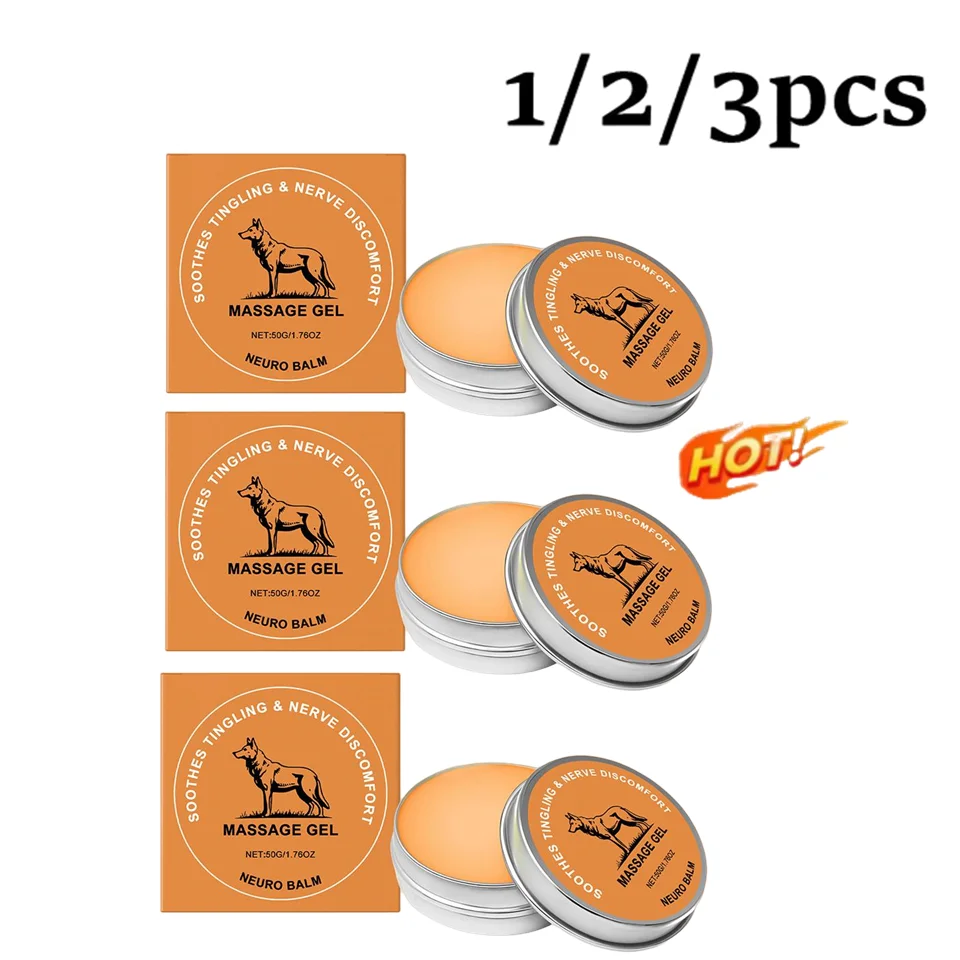 Therawolf Nerve-Relief Balmdeeply Penetrate Fast-Acting Relief Joint Discomfort Gentle Care Support Knee Shoulder Joint 1/2/3Pcs